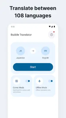 Bubble Screen Translate android App screenshot 5